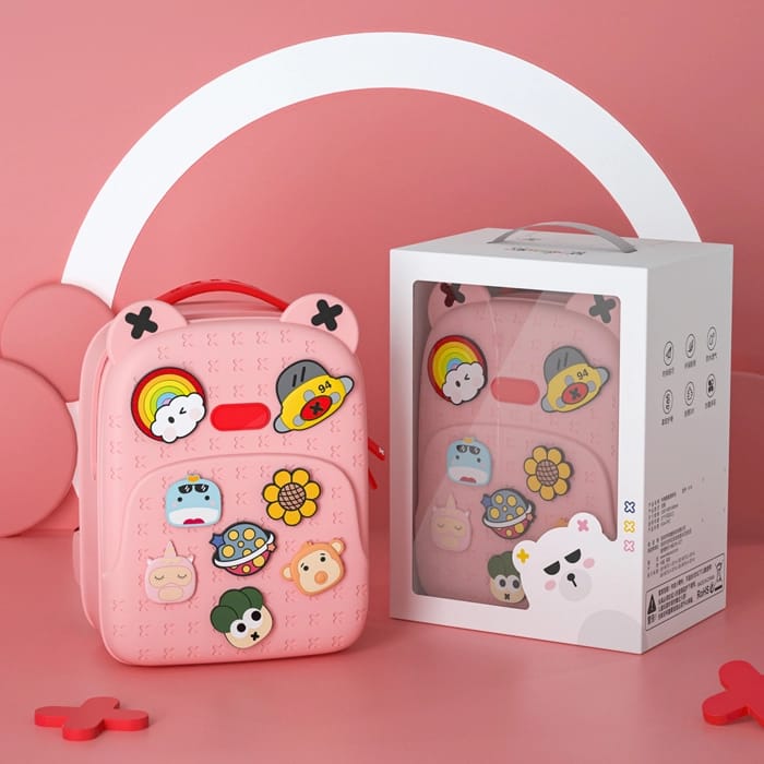 Luxury EVA Kids Backpack with DIY Brooches