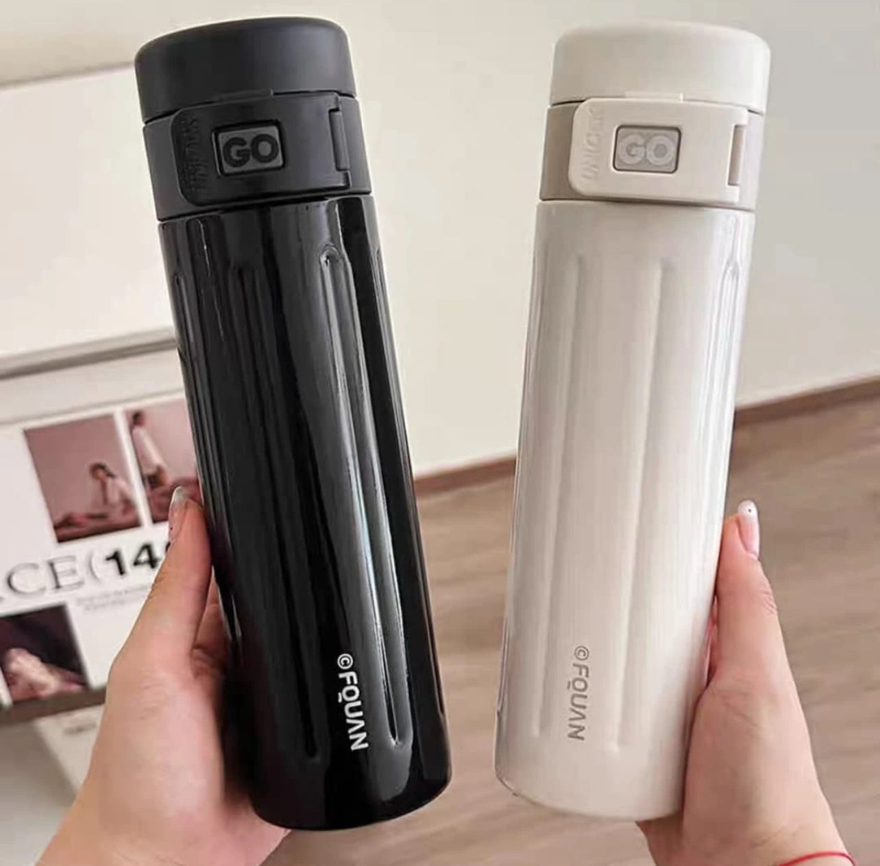 500ml Stainless Steel Vacuum Flask – Stylish & Insulated