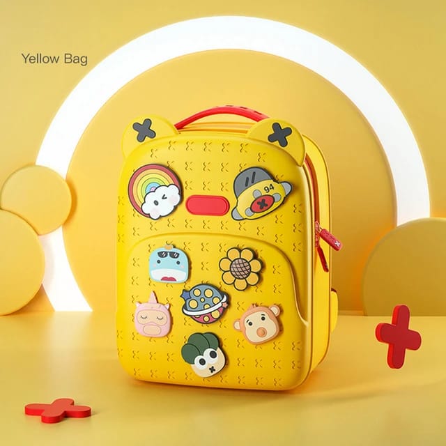 Luxury EVA Kids Backpack with DIY Brooches