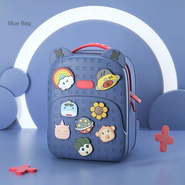 Luxury EVA Kids Backpack with DIY Brooches