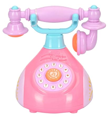 Retro Musical Telephone Toy for Kids – Multi-Sound Educational Toy