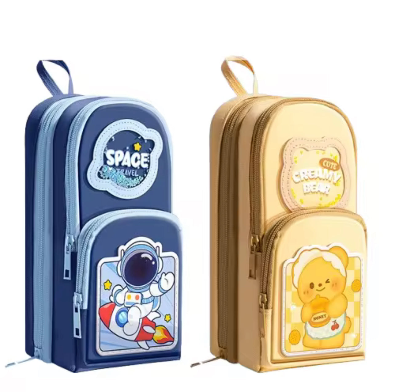 3-Layer Pencil Pouch for Kids – Large Capacity & Cute Design