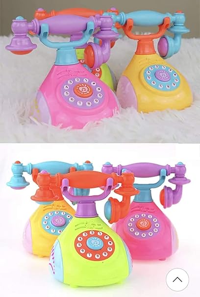 Retro Musical Telephone Toy for Kids – Multi-Sound Educational Toy