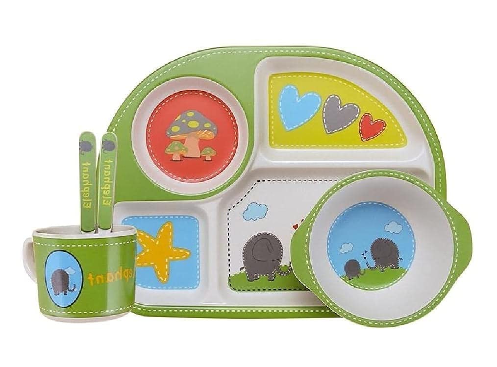 Bamboo Fibre Dinner Set for Kids