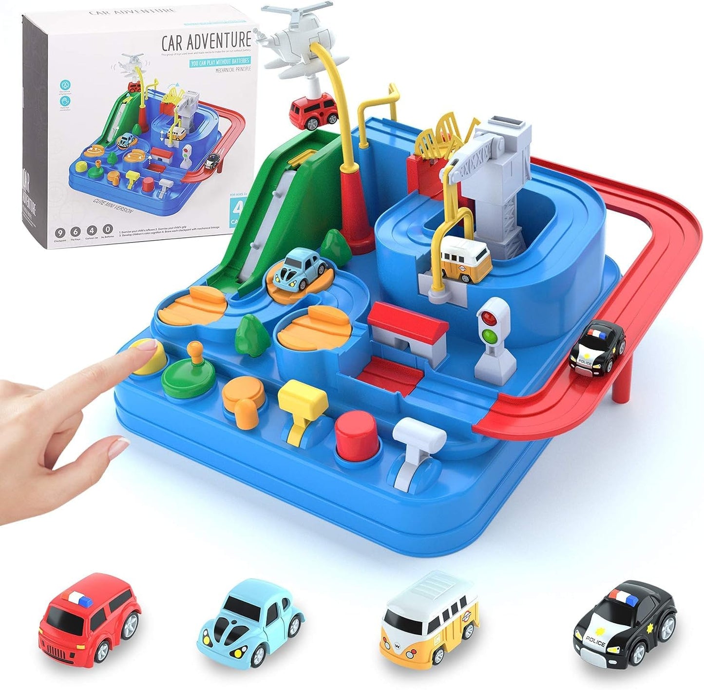 Car Adventure Toy Set For Kids