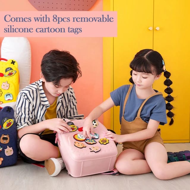 Luxury EVA Kids Backpack with DIY Brooches