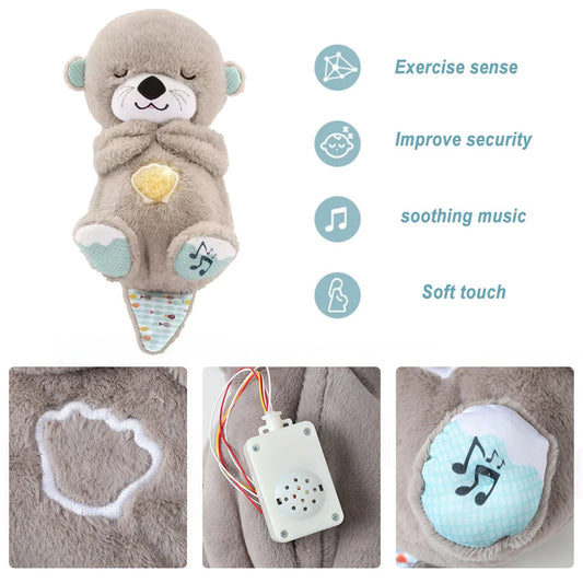 Breathing Bear Electric Soft Toy – Soothing Plush for Kids
