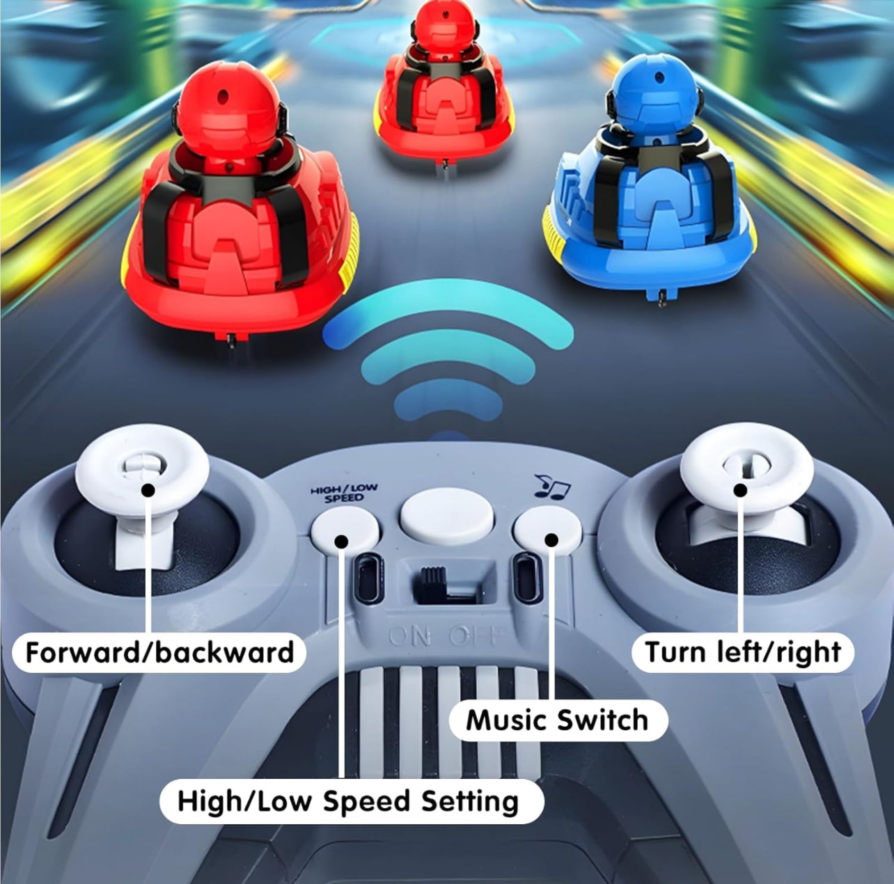RC Bumper Car Battle Set