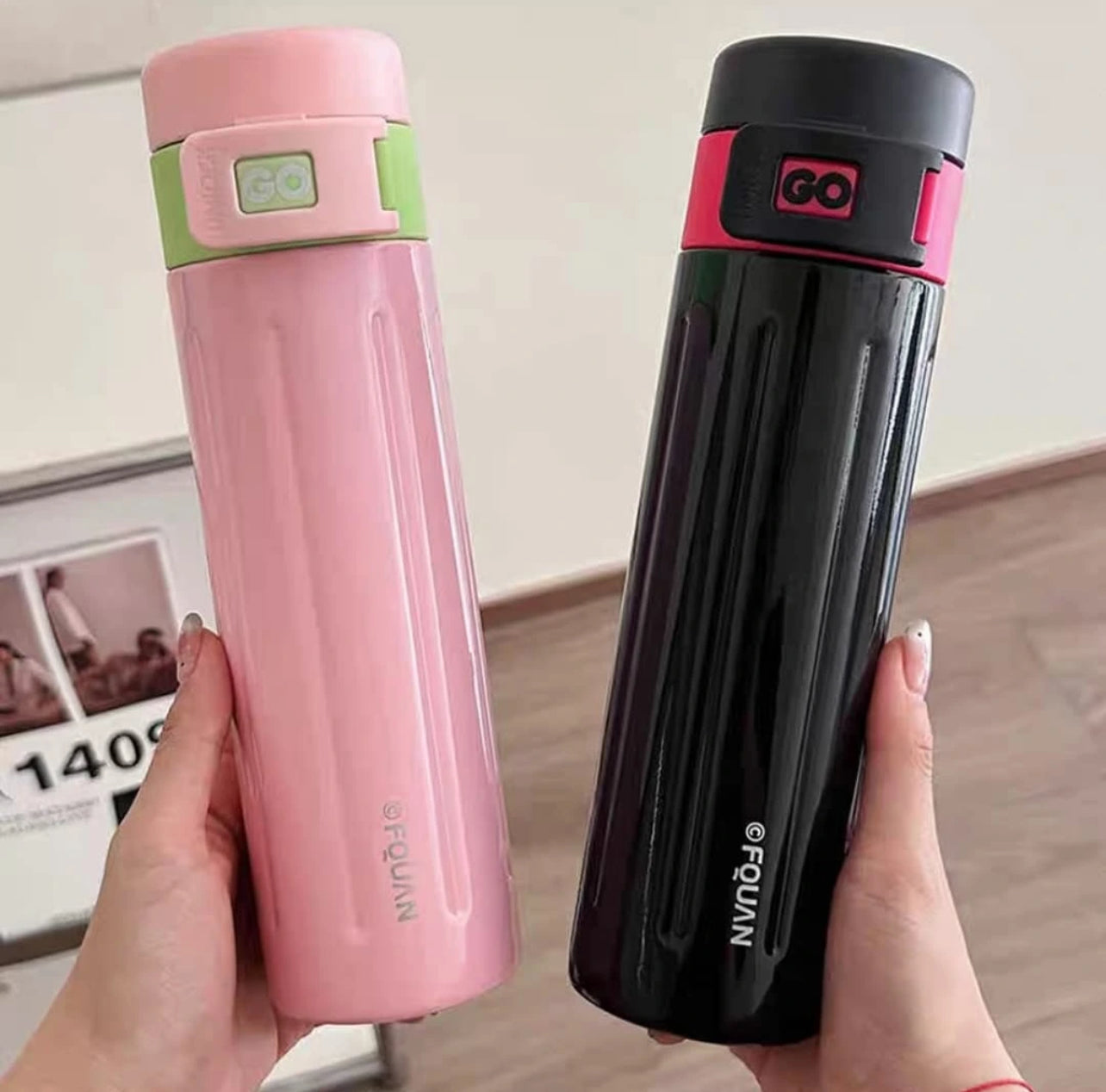 500ml Stainless Steel Vacuum Flask – Stylish & Insulated