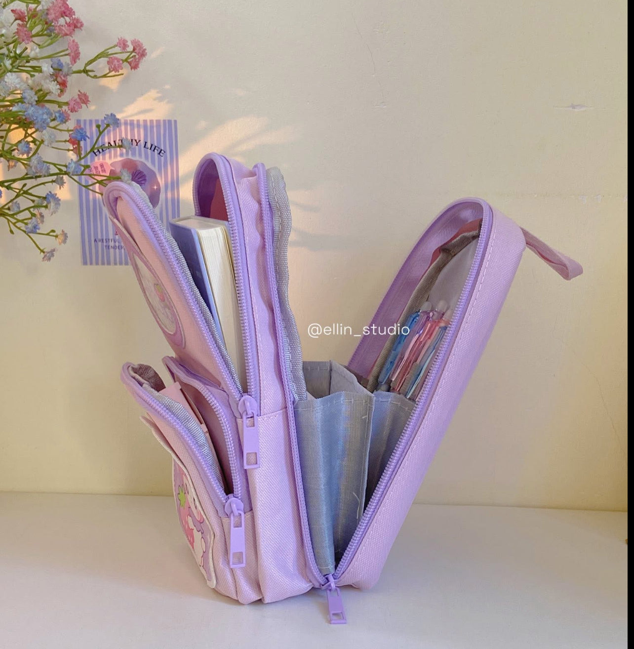 3-Layer Pencil Pouch for Kids – Large Capacity & Cute Design