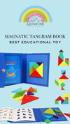 Magnetic Tangram Puzzle Game with Activity Book