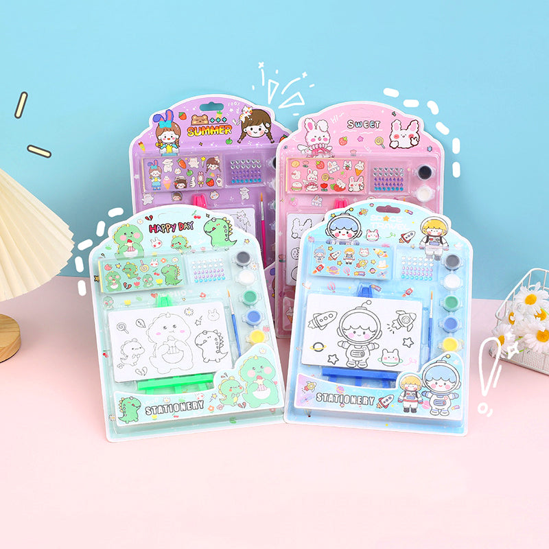 Kids' DIY Painting Kit ā Cute Cartoon Art Set