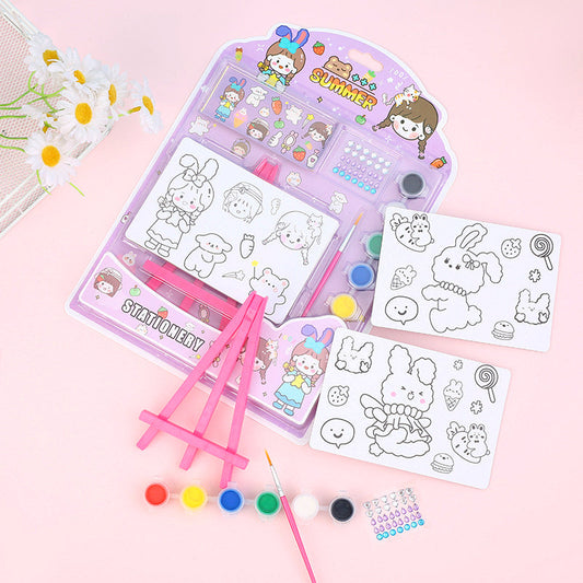 Kids' DIY Painting Kit – Cute Cartoon Art Set
