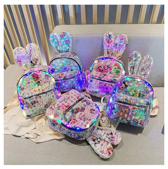 Little princess backpack With LED Lights
