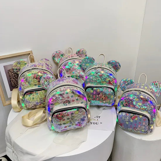 Little princess backpack With LED Lights