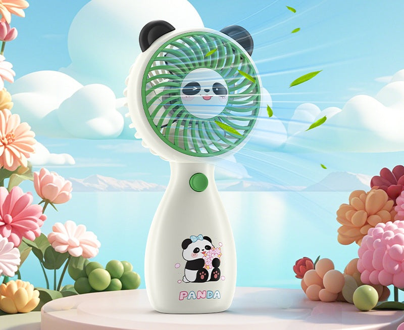 Panda USB Handheld Fan – 3 Speed Portable Cooling