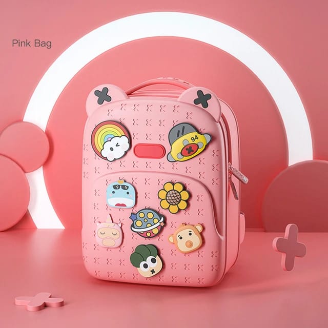 Luxury EVA Kids Backpack with DIY Brooches