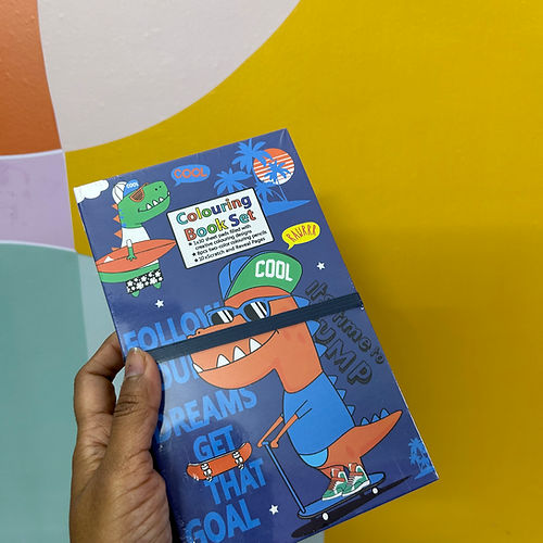 Colouring & Scratch Reveal Book for Kids