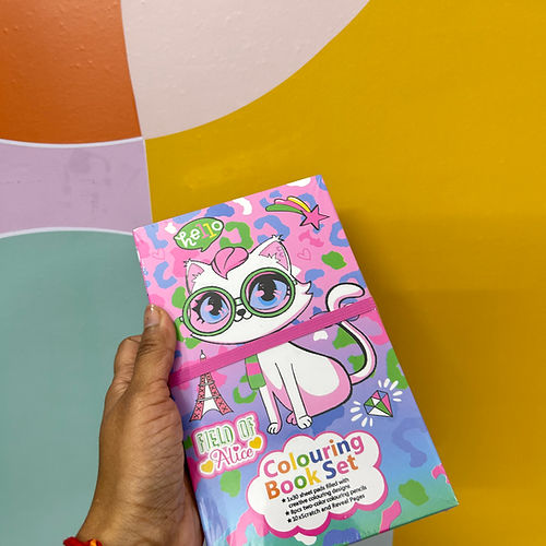Colouring & Scratch Reveal Book for Kids