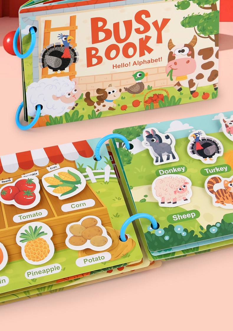 Interactive Busy Book ā Early Learning Fun for Kids