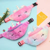 Fluffy Unicorn Fanny Pack – Cute & Cozy Bag for Kids