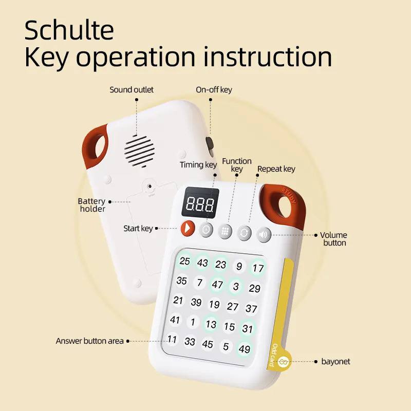 Schulte Square Focus Training Machine