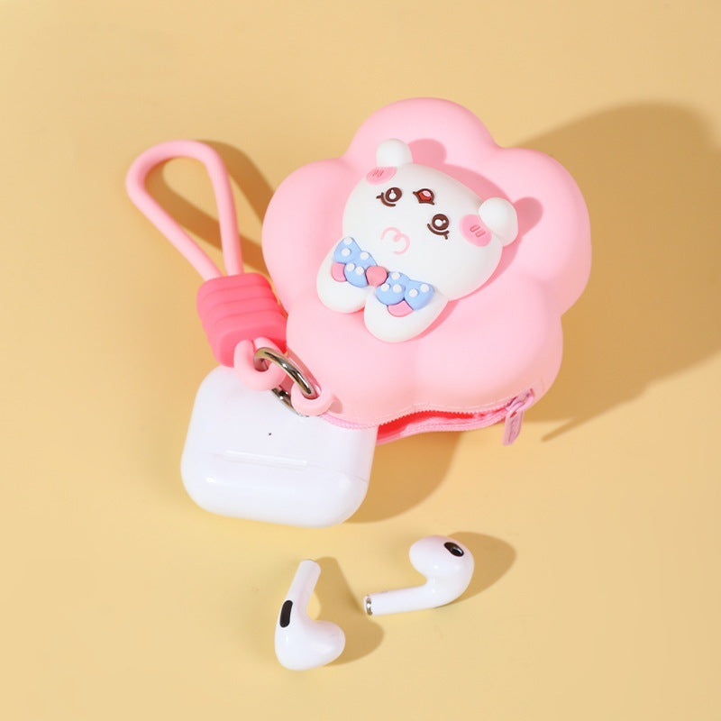 Silicone Flower Coin Pouch – Mini & Cute for Kids