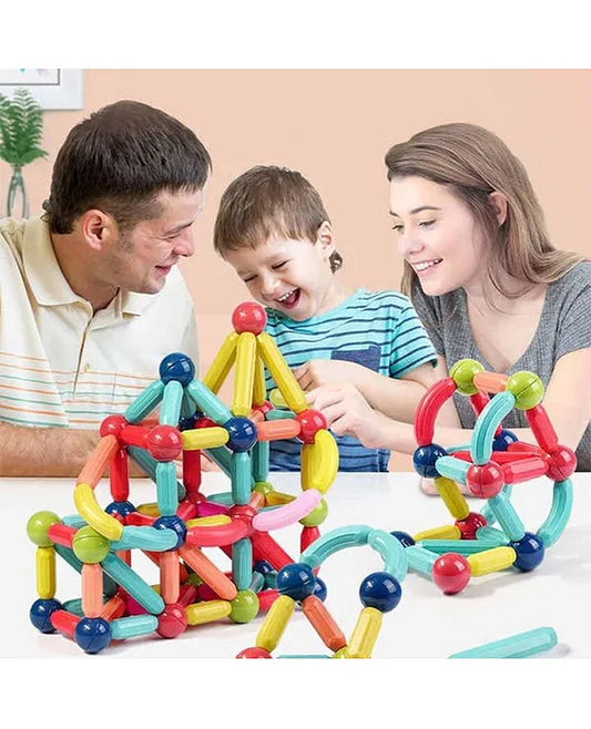 25, 42, 64, 100 pcs  Colorful Magnetic Sticks and Balls Sets 3D