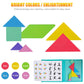 Magnetic Tangram Puzzle Game with Activity Book