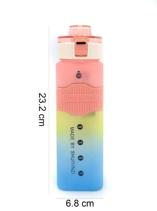 1Pcs-Multicolor Square Water Bottle Fitness Gym Water Bottle