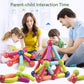 84-Piece Magnetic Building Sticks & Balls Set – STEM Construction Toy for Kids