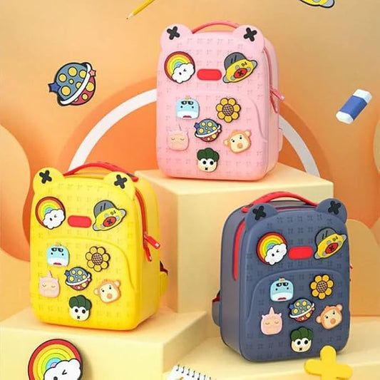 Luxury EVA Kids Backpack with DIY Brooches