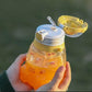 Plastic Bear Shapes Water Bottle With Big Handle 800 Ml