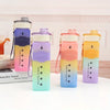 1Pcs-Multicolor Square Water Bottle Fitness Gym Water Bottle