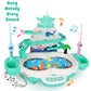 Musical Magnetic Fishing Game with Track Slide – Interactive Educational Toy for Kids
