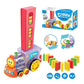 Domino Train Toy with Lights & Sound – Automatic Domino Laying Set for Kids
