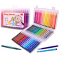 48-Color Dual Tip Sketch Markers Set – Brush & Fine Tip Art Pens for Kids, Students & Artists