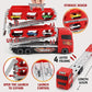 Foldable Transport Truck Toy with Car Ejection Launcher – Multi-Car Carrier Playset for Kids