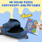 Magnetic Letters Set - 78 PCS Uppercase & Lowercase Alphabet for Kids