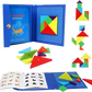 Magnetic Tangram Puzzle Game with Activity Book