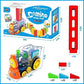 Domino Train Toy with Lights & Sound – Automatic Domino Laying Set for Kids