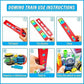 Domino Train Toy with Lights & Sound – Automatic Domino Laying Set for Kids