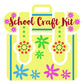 School Art and Craft Kit for Girls and Boys- 20 Items