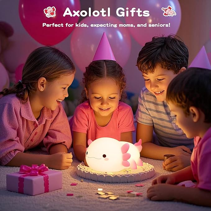 Soft Silicone Animal Night Light – Dimmable & Rechargeable