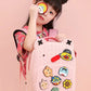 Luxury EVA Kids Backpack with DIY Brooches