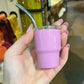 3oz Mini Stainless Steel Tumblers – Set of 6 with Lids & Straws