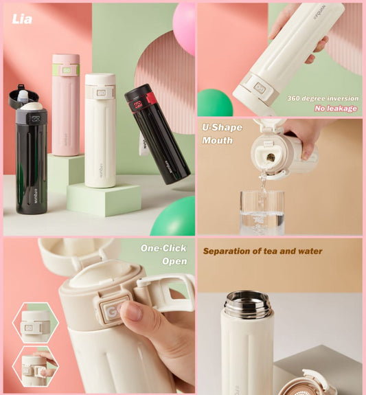 500ml Stainless Steel Vacuum Flask – Stylish & Insulated