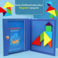 Magnetic Tangram Puzzle Game with Activity Book