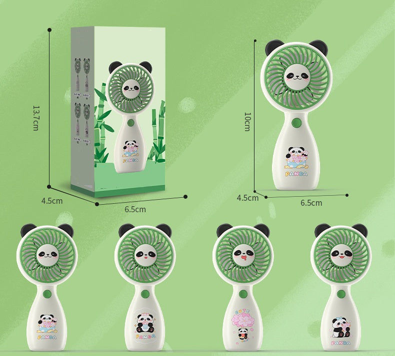 Panda USB Handheld Fan – 3 Speed Portable Cooling
