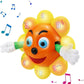 Interactive Dancing Sunflower Toy for Kids – 360° Rotating Musical Light Toy for Toddlers